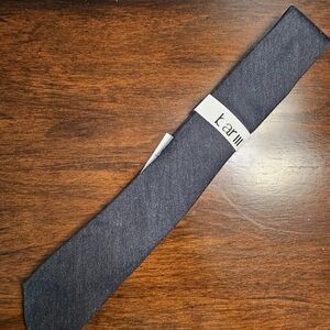 Bar III Dark Gray Knit Tie